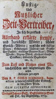 Bild Nr.1: 124-983 Schreger,O.: (Kultur- und Sittengeschichte)
