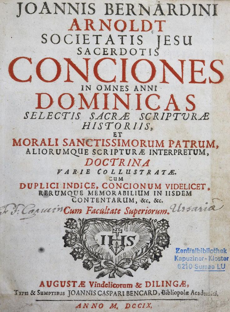 Große Abbildung Nr.2: 125-10 Arnoldt,J.B.: (Alte Drucke, Handschriften und Theologie)