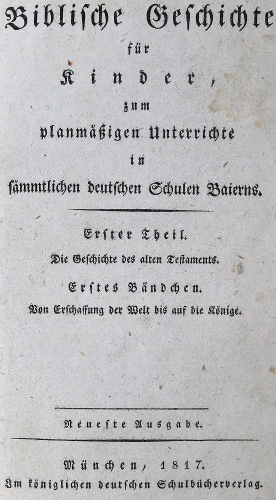 Große Abbildung Nr.3: 125-1016 Biblische Geschichte für Kinder,: (Pädagogik, Einband)