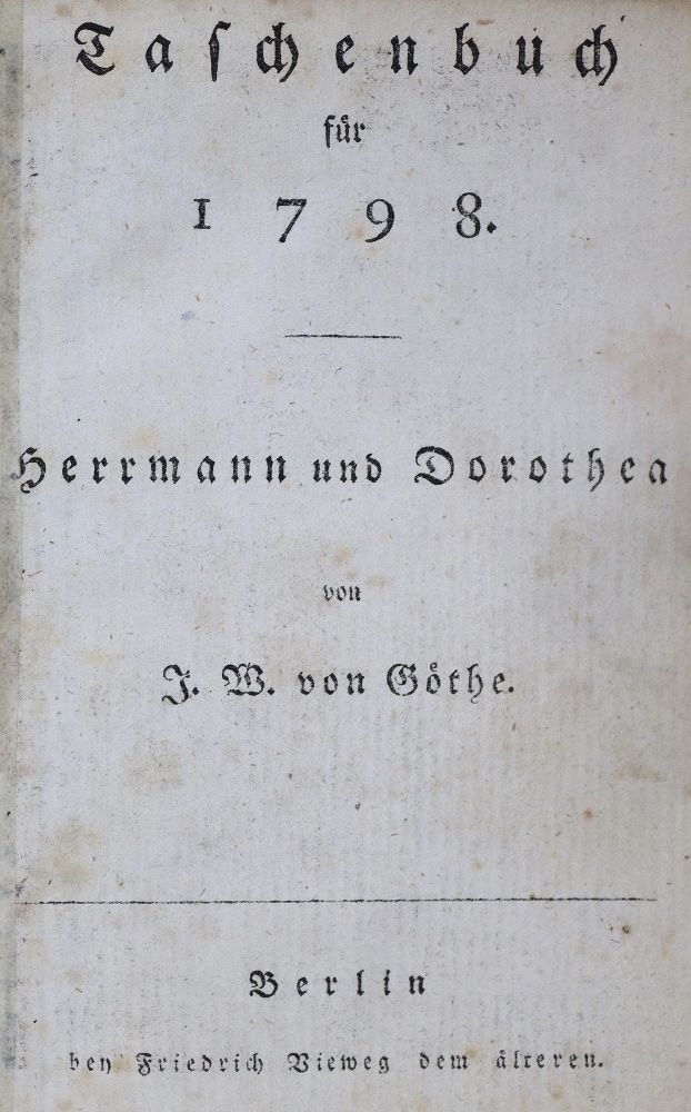 Große Abbildung Nr.2: 125-1044 Goethe,J.W.v.: (Almanache)