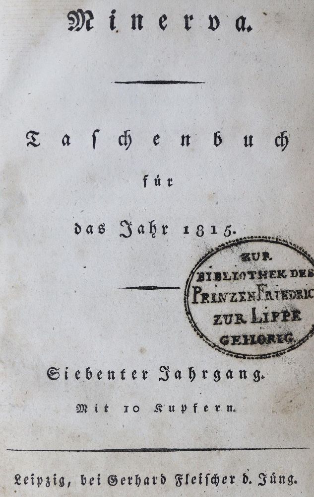 Große Abbildung Nr.2: 125-1045 Veit,M. (Hrsg.).: (Almanache, Goethe)