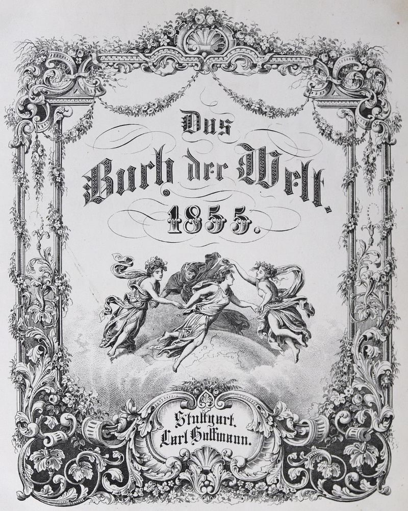 Große Abbildung Nr.1: 125-1056 Buch der Welt, Das,: (Literatur und illustrierte Bücher bis 19.Jahrhundert)