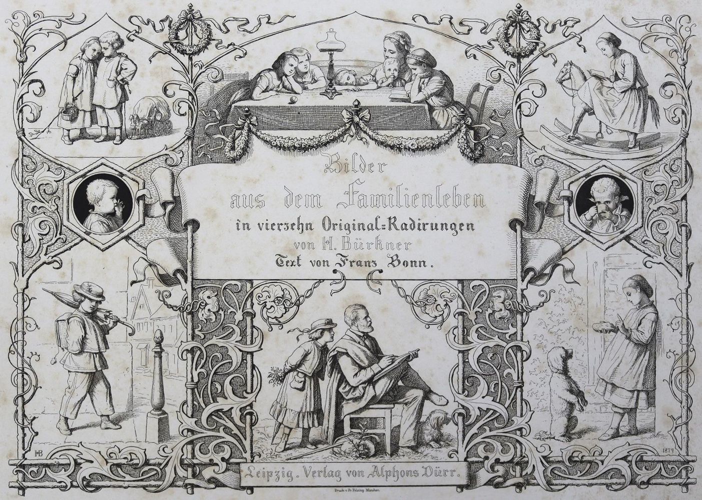 Große Abbildung Nr.2: 125-1059 Bürkner,H.: (Literatur und illustrierte Bücher bis 19.Jahrhundert)