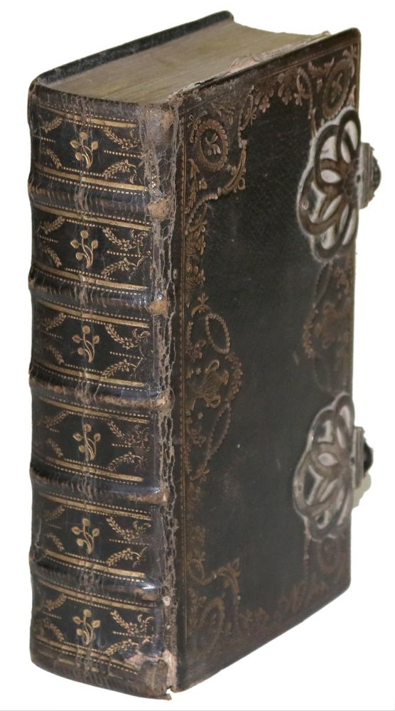 Große Abbildung Nr.1: 125-1087 Schwarzer Ledereinband: (Einband)