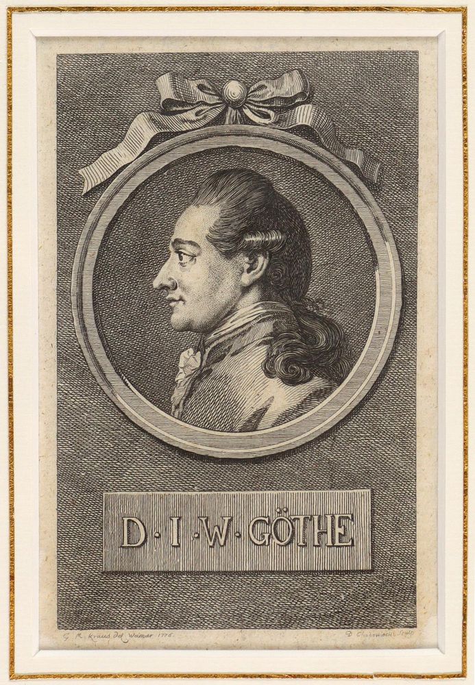 Große Abbildung Nr.1: 125-1103 Chodowiecki, Daniel Nikolaus: (Goethe)