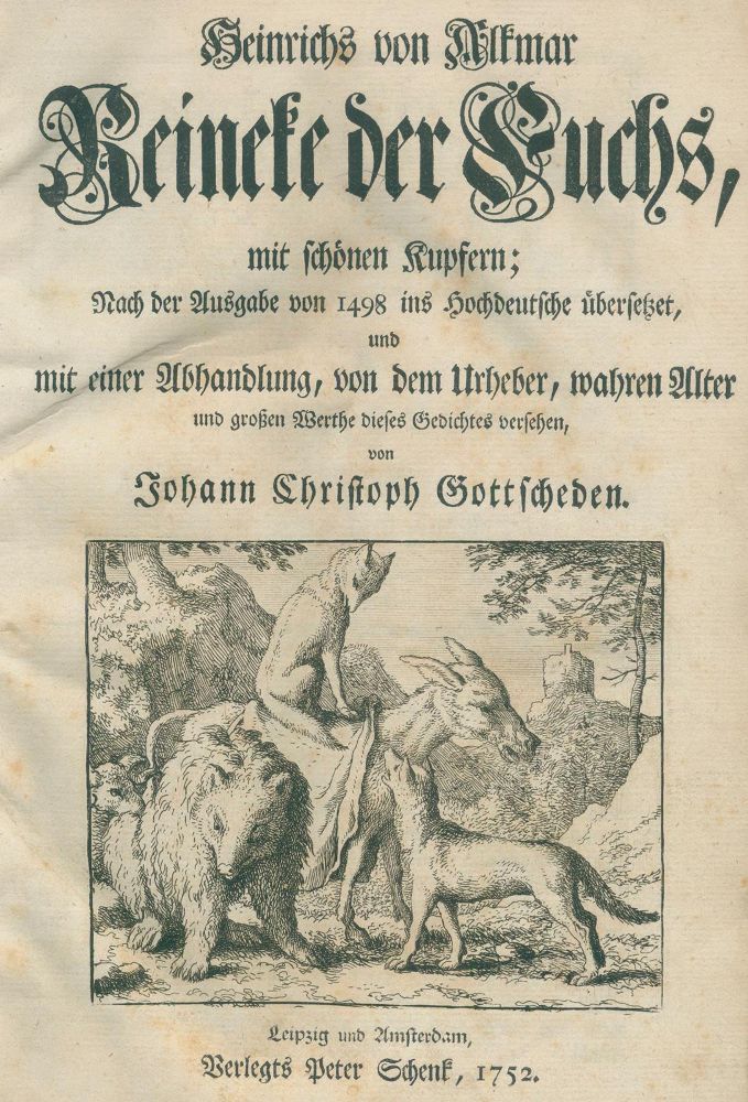 Große Abbildung Nr.1: 125-1108 Gottsched,J.C.: (Literatur und illustrierte Bücher bis 19.Jahrhundert)