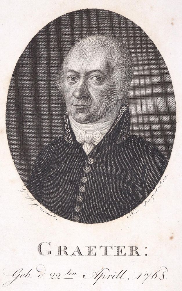 Große Abbildung Nr.1: 125-1109 Gräter,F.D.: (Literatur und illustrierte Bücher bis 19.Jahrhundert)