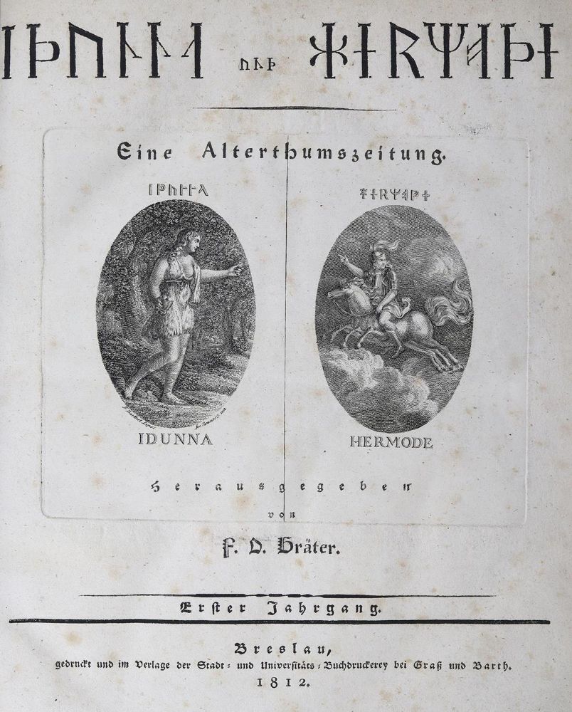 Große Abbildung Nr.1: 125-1110 Gräter,F.D. (Hrsg.).: (Literatur und illustrierte Bücher bis 19.Jahrhundert)