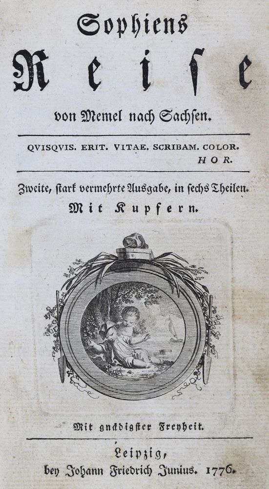 Große Abbildung Nr.2: 125-1124 (Hermes,J.T.).: (Literatur und illustrierte Bücher bis 19.Jahrhundert)