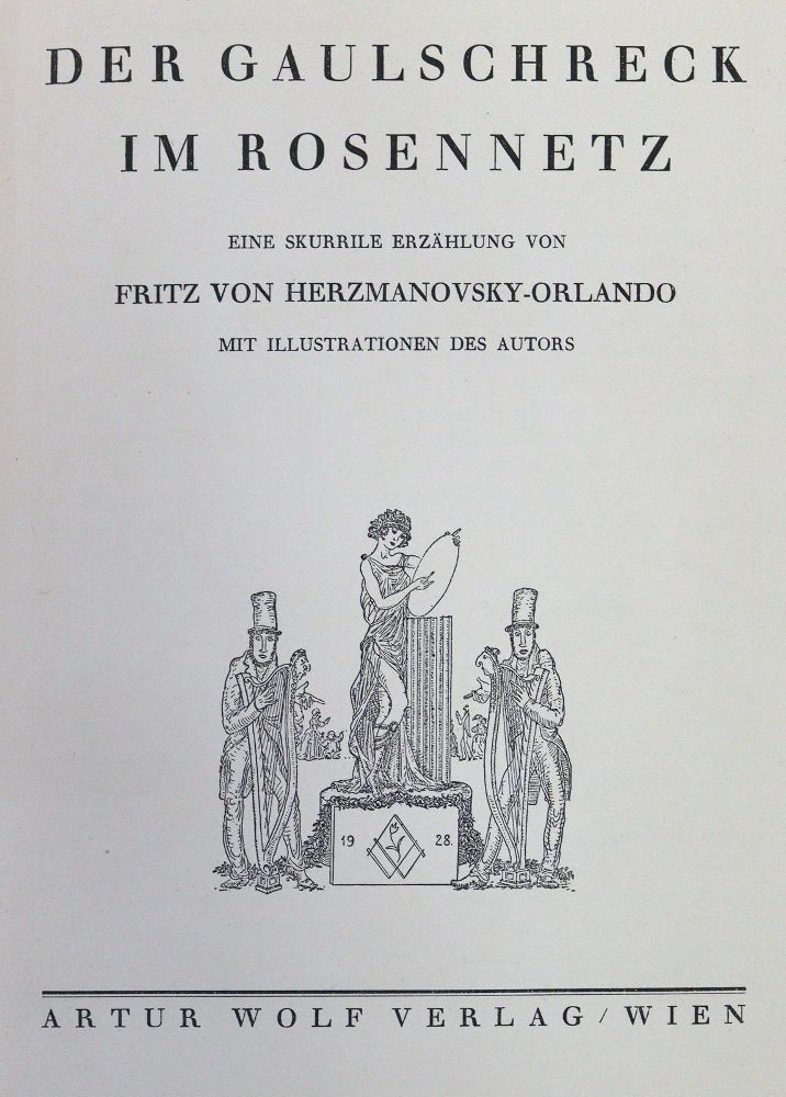 Große Abbildung Nr.2: 125-1125 Herzmanovsky-Orlando,F.v.: (Literatur und illustrierte Bücher bis 19.Jahrhundert)