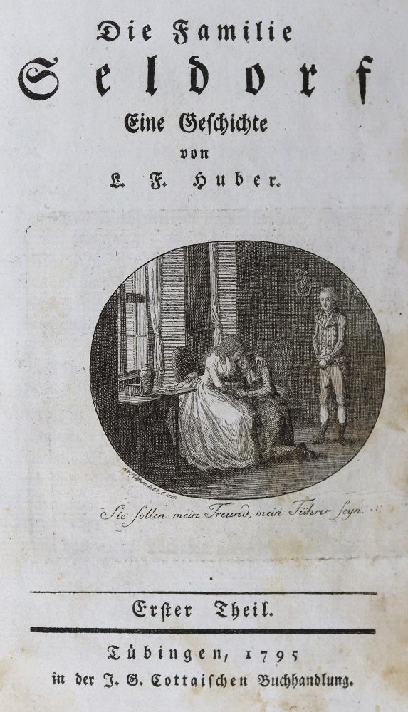 Große Abbildung Nr.2: 125-1131 Huber,L.F. (d.i. T.Huber).: (Literatur und illustrierte Bücher bis 19.Jahrhundert)