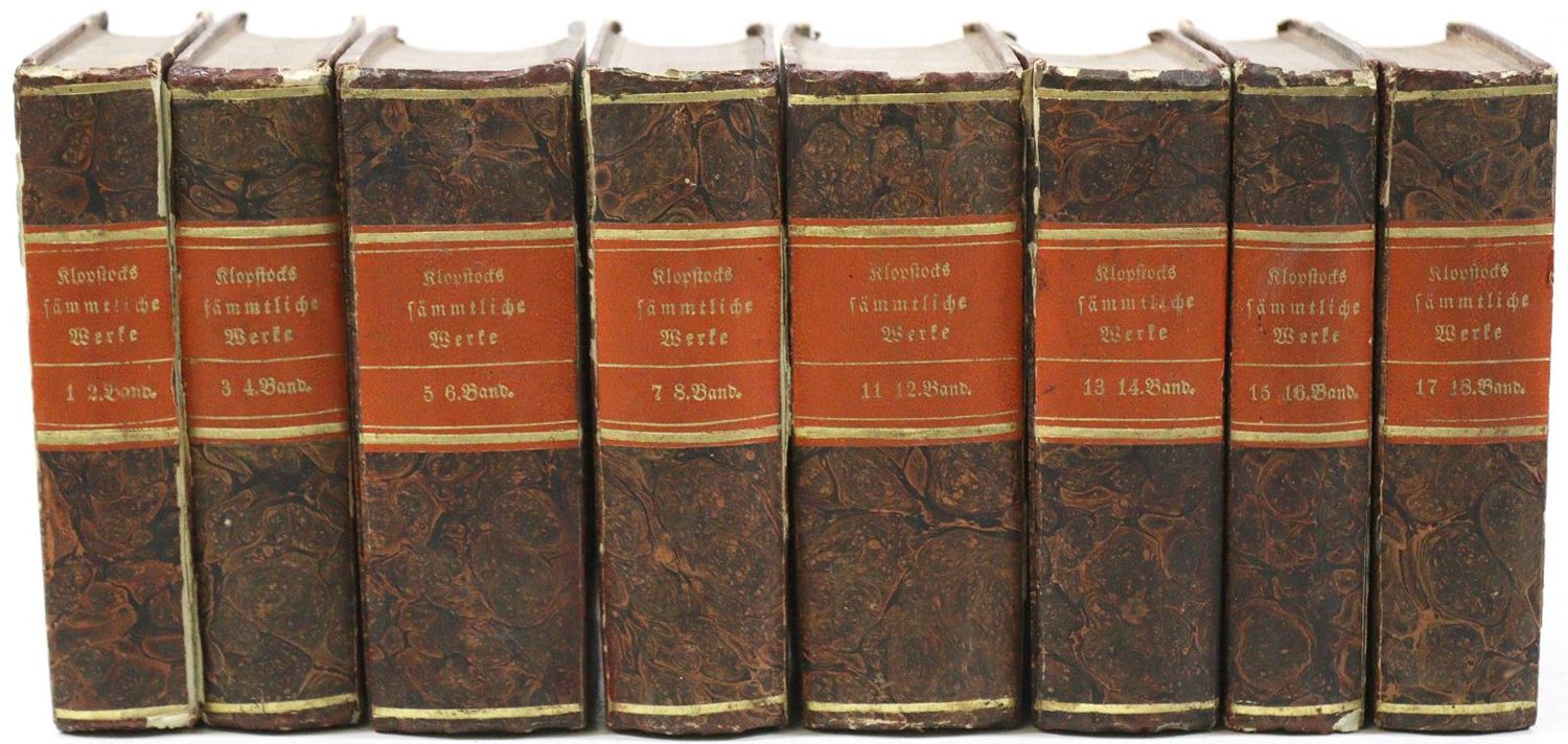 Große Abbildung Nr.2: 125-1135 Klopstock,(F.G.).: (Literatur und illustrierte Bücher bis 19.Jahrhundert)
