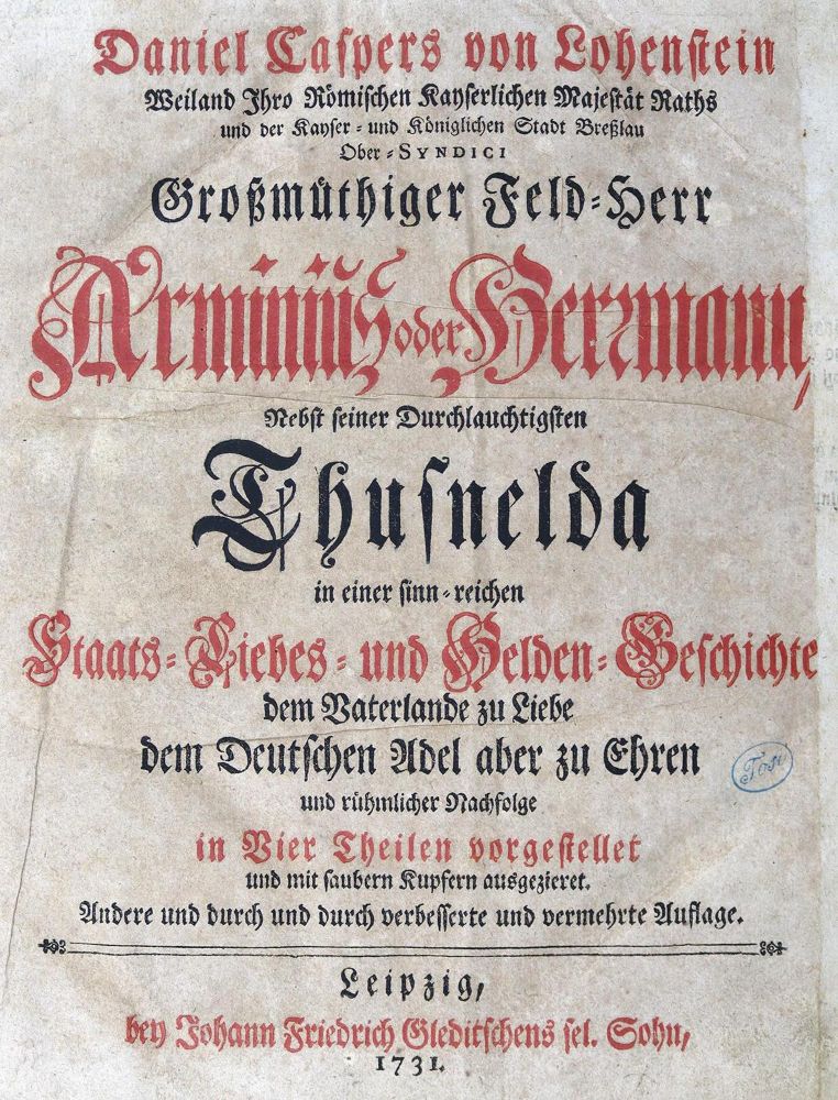 Große Abbildung Nr.2: 125-1147 Lohenstein,D.C.v.: (Literatur und illustrierte Bücher bis 19.Jahrhundert)