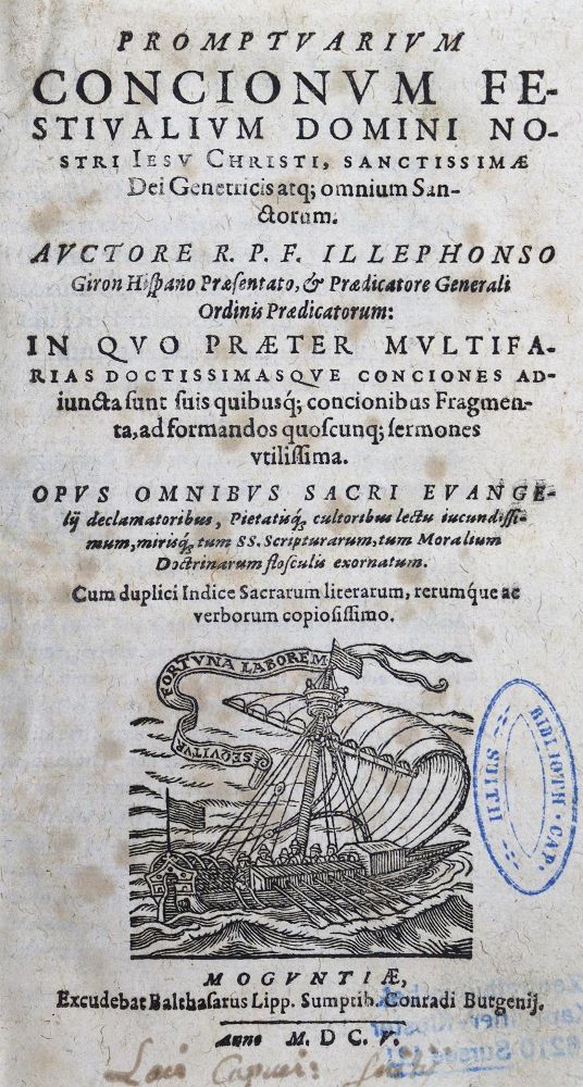 Große Abbildung Nr.1: 125-116 Sammlung: (Conciones)