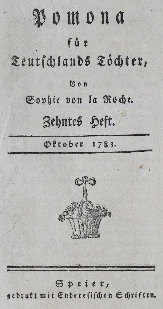 Große Abbildung Nr.1: 125-1170 Pomona: (Literatur und illustrierte Bücher bis 19.Jahrhundert)