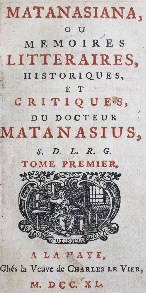 Große Abbildung Nr.2: 125-1181 (Saint-Hyacinthe,T.de).: (Literatur und illustrierte Bücher bis 19.Jahrhundert)