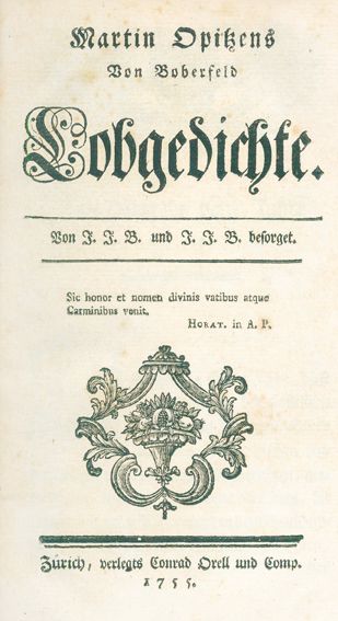 Große Abbildung Nr.1: 125-1189 Opitz,M.: (Schlegel)