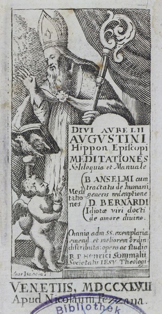 Große Abbildung Nr.1: 125-12 Augustinus,A.: (Alte Drucke, Handschriften und Theologie)