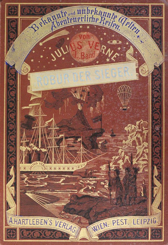Große Abbildung Nr.1: 125-1221 Verne,J.: (Literatur und illustrierte Bücher bis 19.Jahrhundert)