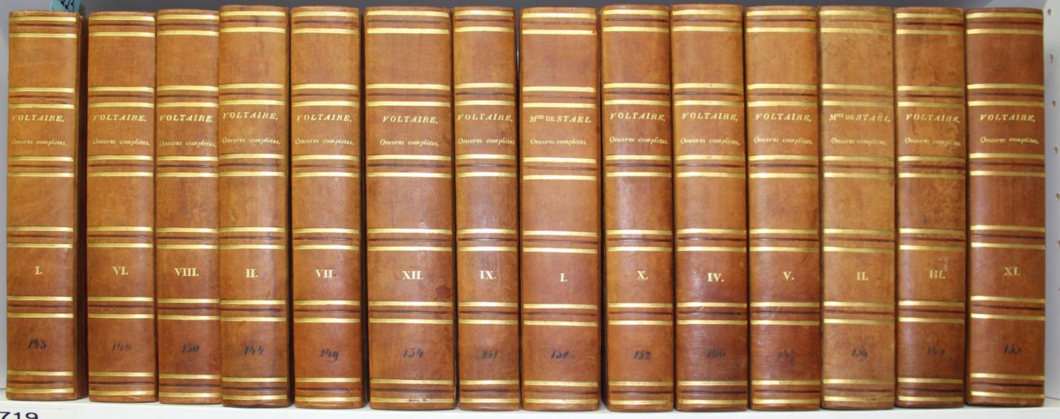 Große Abbildung Nr.2: 125-1223 Voltaire,(F.M.A.de).: (Literatur und illustrierte Bücher bis 19.Jahrhundert)