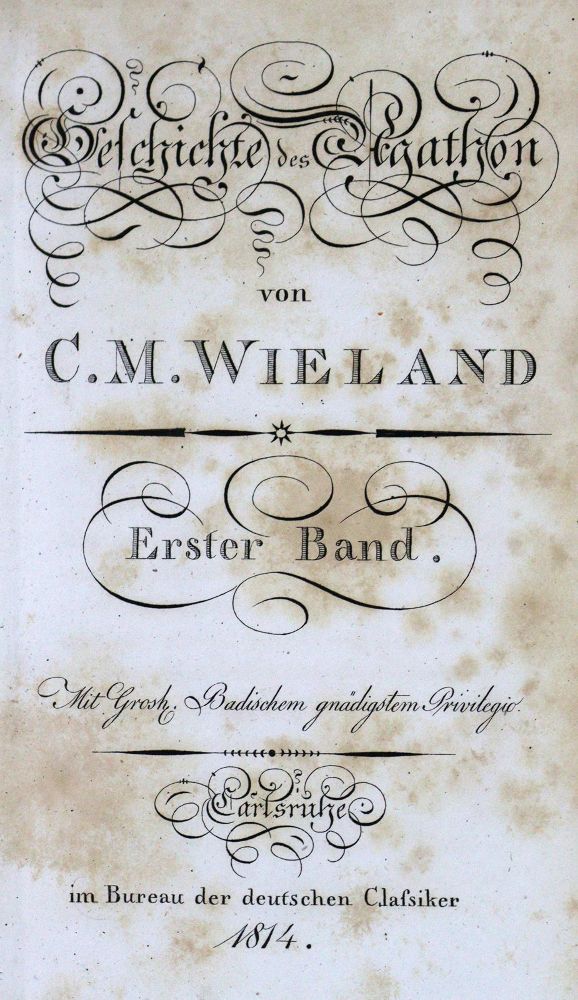 Große Abbildung Nr.2: 125-1227 Wieland,C.M.: (Literatur und illustrierte Bücher bis 19.Jahrhundert)