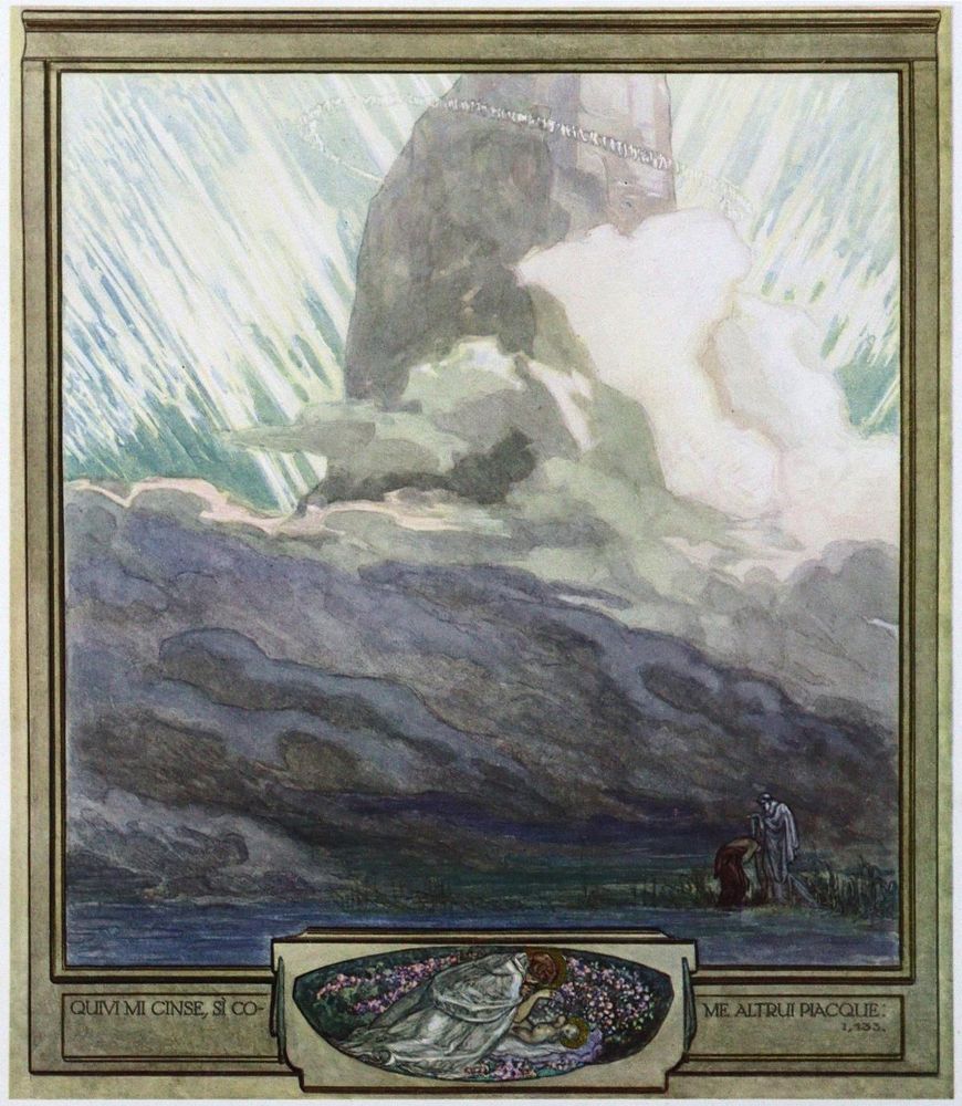 Große Abbildung Nr.1: 125-1247 Dante Alighieri.: (Bayros)