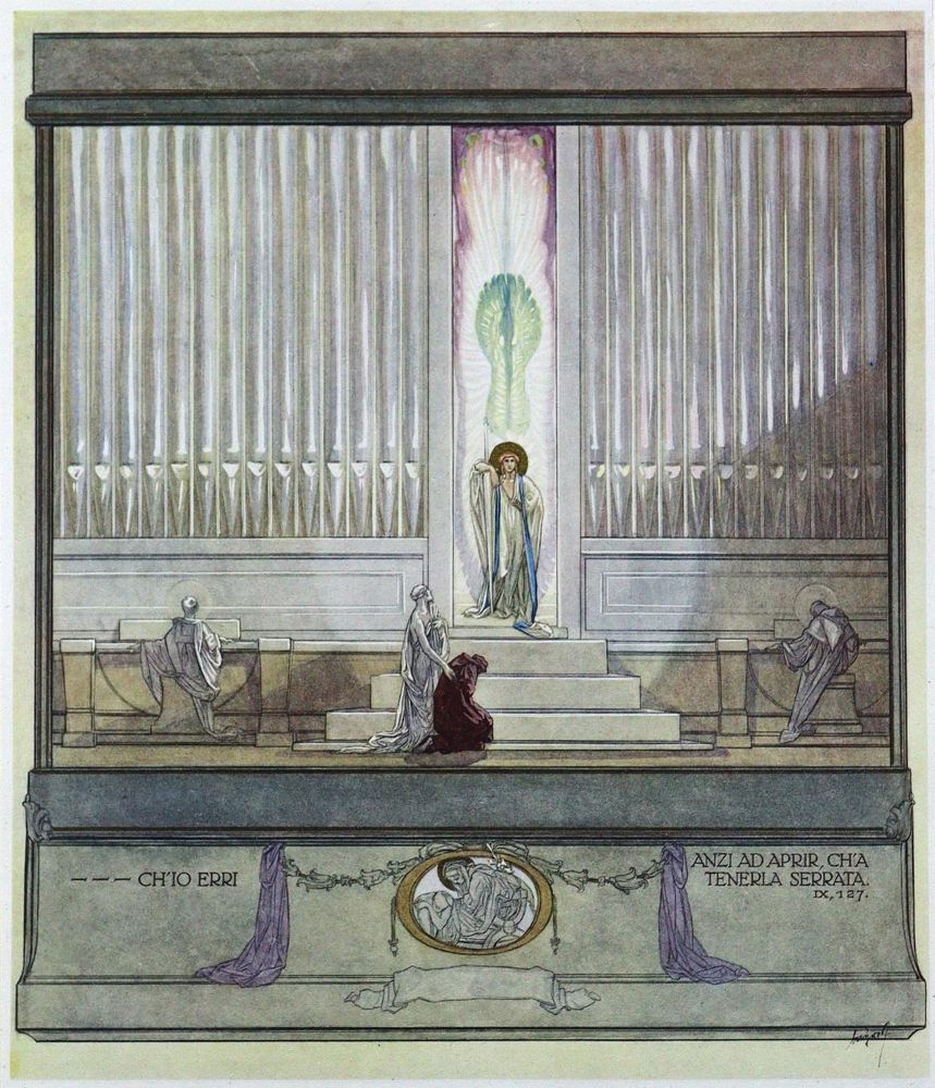 Große Abbildung Nr.2: 125-1247 Dante Alighieri.: (Bayros)