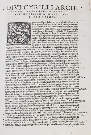 Große Abbildung Nr.2: 125-125 Cyprianus,C.: (Alte Drucke, Handschriften und Theologie)