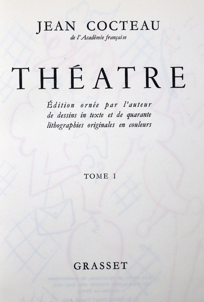 Große Abbildung Nr.3: 125-1262 Cocteau,J.: (Literatur und illustrierte Bücher 20.Jahrhundert - Alte Literatur in modernen Ausgaben)