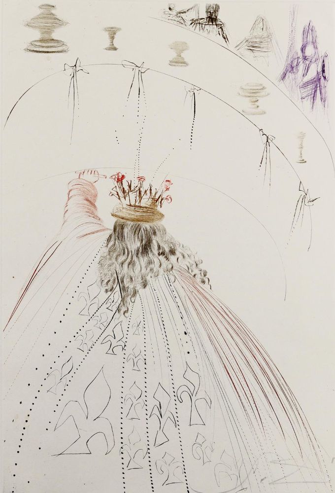 Große Abbildung Nr.2: 125-1268 Dali,S.: (Literatur und illustrierte Bücher 20.Jahrhundert - Alte Literatur in modernen Ausgaben)