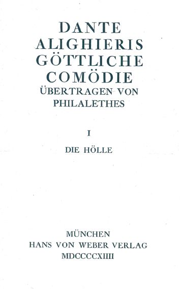 Große Abbildung Nr.21: 125-1278 Dante,A.: (Einband)