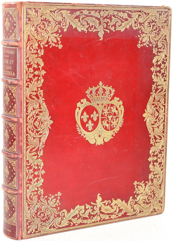 Große Abbildung Nr.1: 125-1287 Roter Maroquineinband: (Einband)
