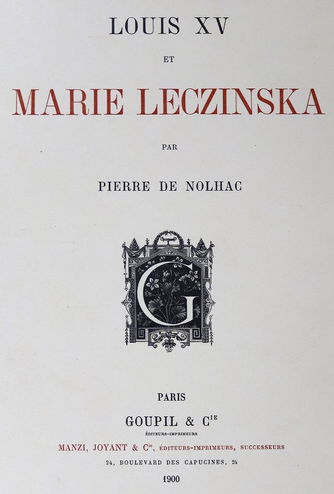 Große Abbildung Nr.2: 125-1287 Roter Maroquineinband: (Einband)