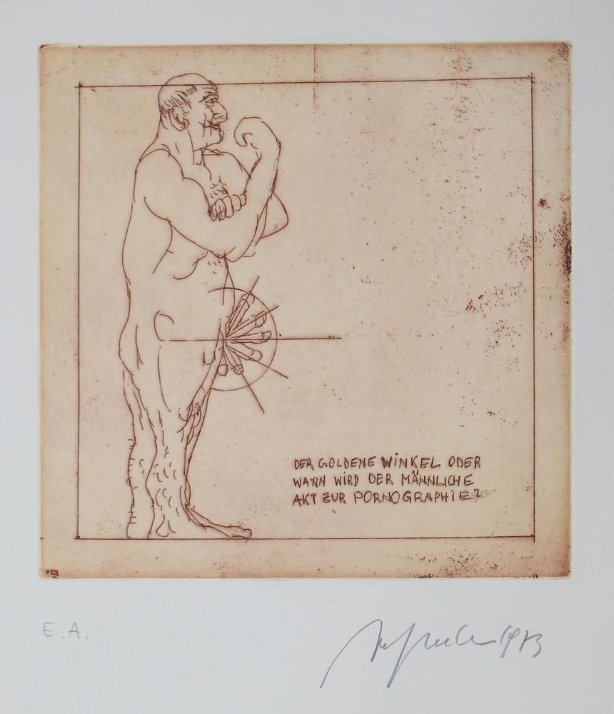 Große Abbildung Nr.10: 125-1318 Hrdlicka,A.: (Literatur und illustrierte Bücher 20.Jahrhundert - Alte Literatur in modernen Ausgaben)