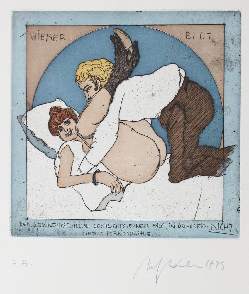Große Abbildung Nr.3: 125-1318 Hrdlicka,A.: (Literatur und illustrierte Bücher 20.Jahrhundert - Alte Literatur in modernen Ausgaben)