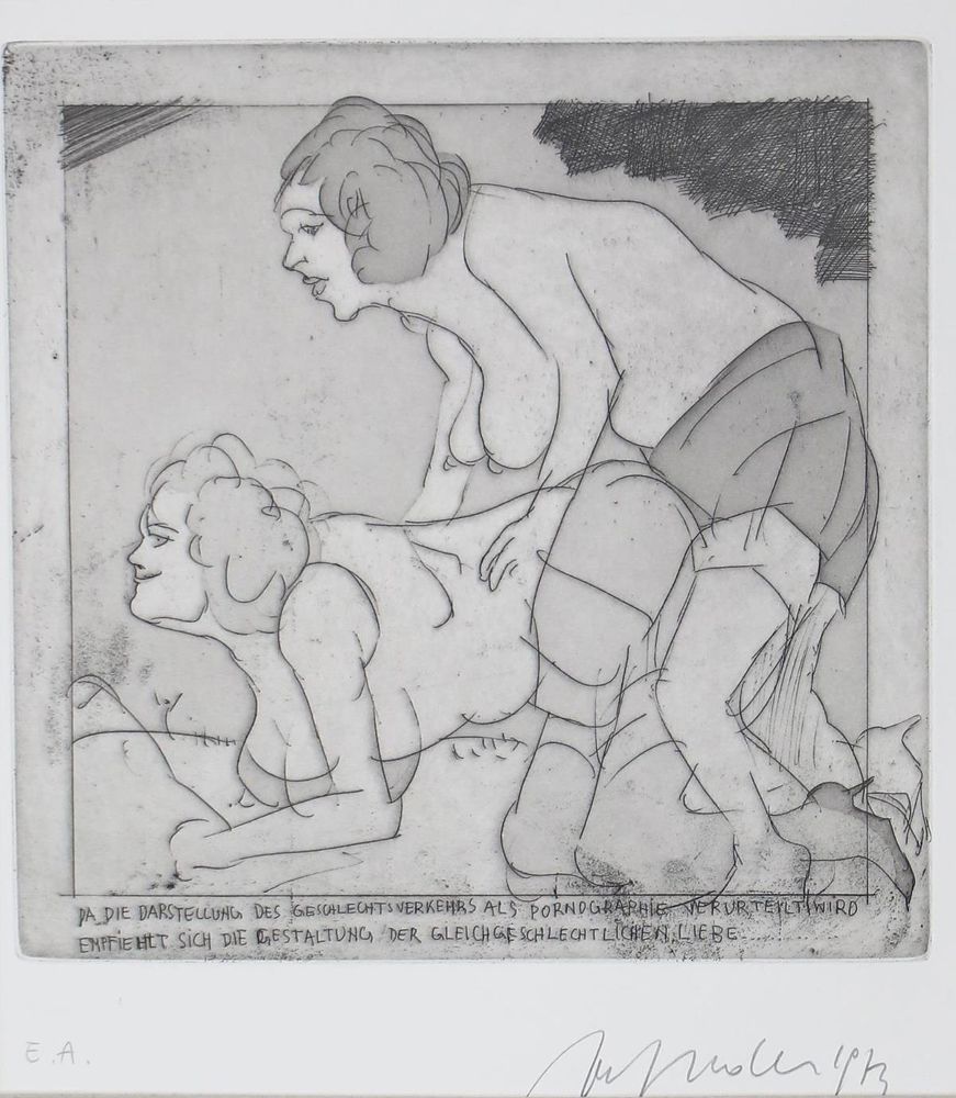 Große Abbildung Nr.5: 125-1318 Hrdlicka,A.: (Literatur und illustrierte Bücher 20.Jahrhundert - Alte Literatur in modernen Ausgaben)