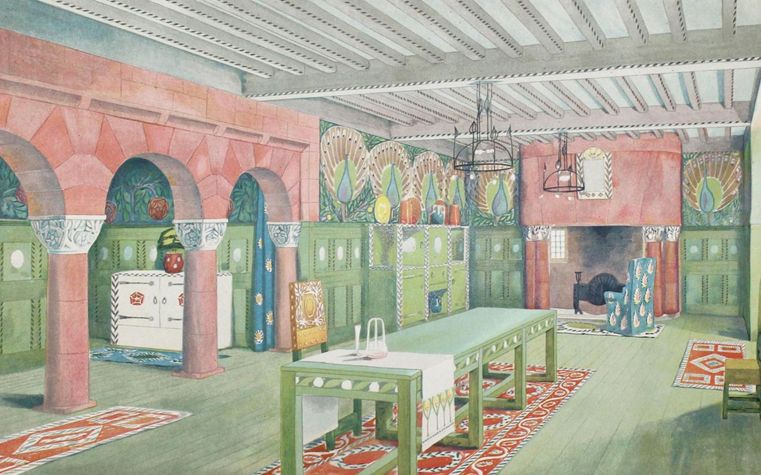 Große Abbildung Nr.1: 125-1328 Baillie Scott,M.H.: (Jugendstil)