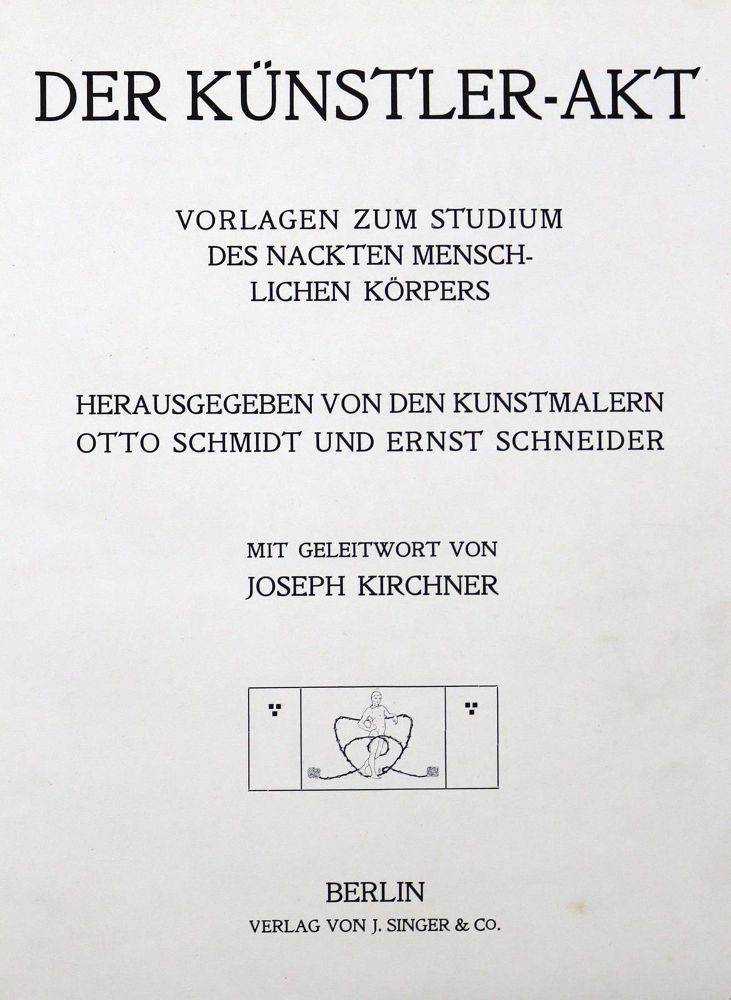 Große Abbildung Nr.3: 125-1330 Schmidt,O. u. E.Schneider (Hrsg.).: (Jugendstil)