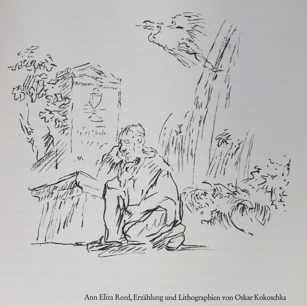 Große Abbildung Nr.1: 125-1338 Kokoschka,O.: (Literatur und illustrierte Bücher 20.Jahrhundert - Alte Literatur in modernen Ausgaben)