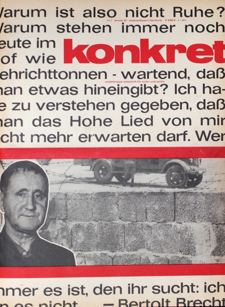 Große Abbildung Nr.1: 125-1343 Konkret.: (Literatur und illustrierte Bücher 20.Jahrhundert - Alte Literatur in modernen Ausgaben)
