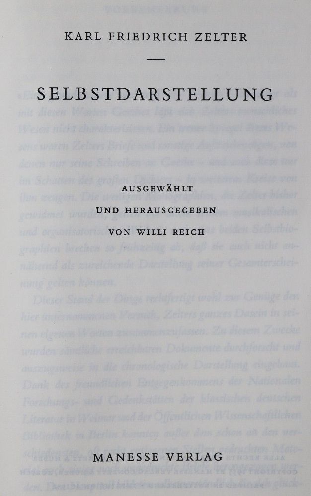Große Abbildung Nr.2: 125-1356 Manesse-Verlag.: (Literatur und illustrierte Bücher 20.Jahrhundert - Alte Literatur in modernen Ausgaben)