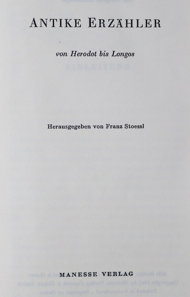 Große Abbildung Nr.3: 125-1356 Manesse-Verlag.: (Literatur und illustrierte Bücher 20.Jahrhundert - Alte Literatur in modernen Ausgaben)