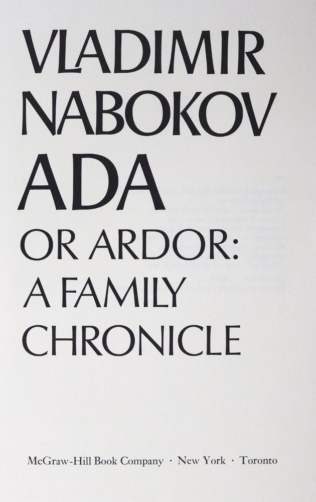 Große Abbildung Nr.1: 125-1368 Nabokov,V. (Pseud.: V.Sirin).: (Literatur und illustrierte Bücher 20.Jahrhundert - Alte Literatur in modernen Ausgaben)
