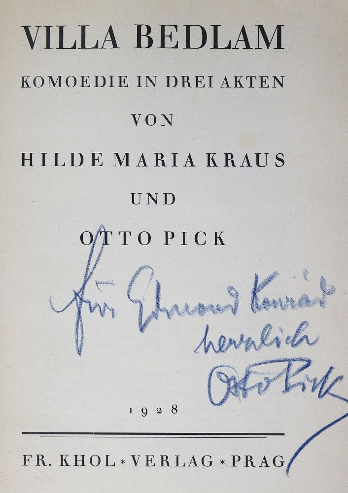 Große Abbildung Nr.1: 125-1379 Kraus,H.M. u. O.Pick.: (Pick)