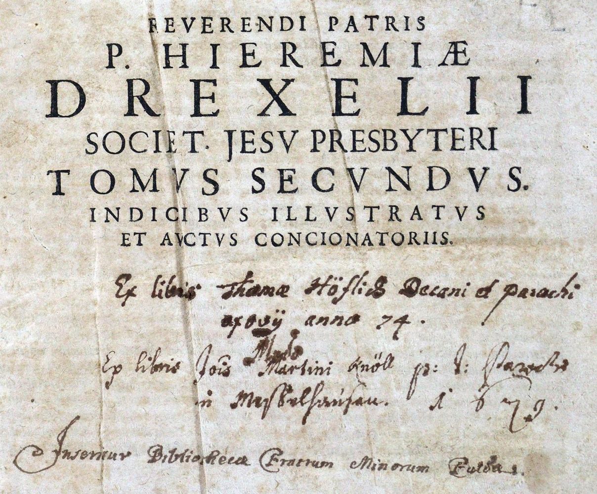 Große Abbildung Nr.3: 125-139 Drexel,J.: (Alte Drucke, Handschriften und Theologie)