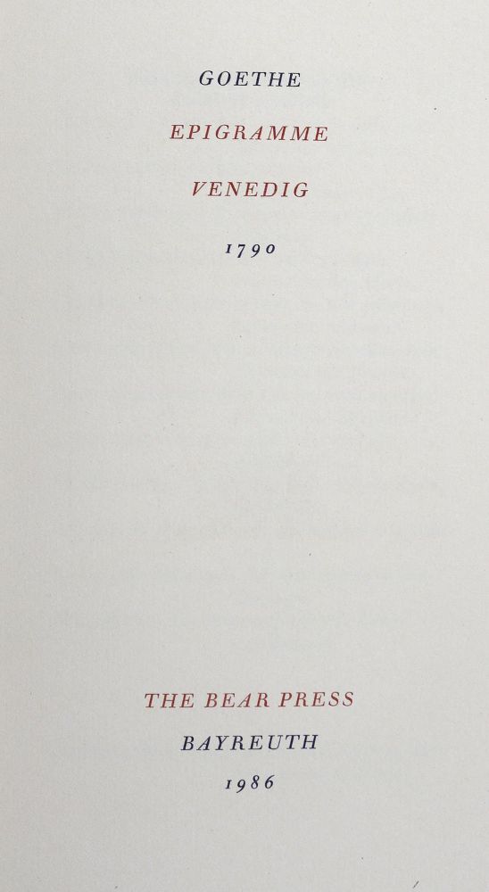 Große Abbildung Nr.2: 125-1396 Goethe,(J.W.v.).: (Pressendrucke)