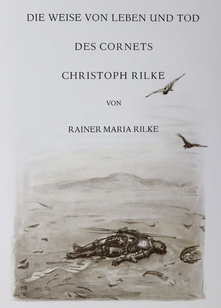 Große Abbildung Nr.1: 125-1418 Rilke,R.M.: (Literatur und illustrierte Bücher 20.Jahrhundert - Alte Literatur in modernen Ausgaben)