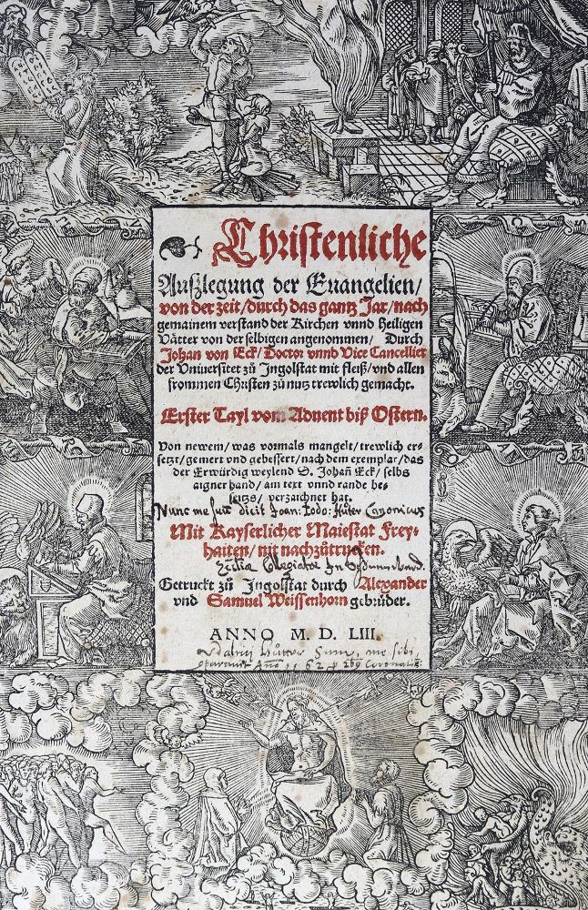 Große Abbildung Nr.1: 125-142 Eck,J.: (Alte Drucke, Handschriften und Theologie)