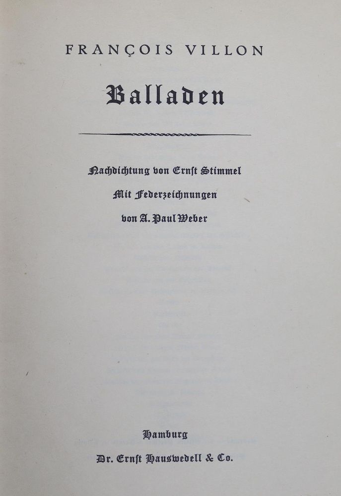 Große Abbildung Nr.2: 125-1428 Sammlung: (Literatur und illustrierte Bücher 20.Jahrhundert - Alte Literatur in modernen Ausgaben)