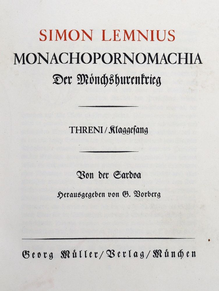 Große Abbildung Nr.1: 125-1474 Lemnius,S.: (Wirsching)